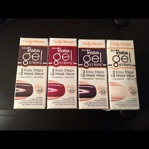 4 New Sally Hansen Insta Nail Gel Strip Kits